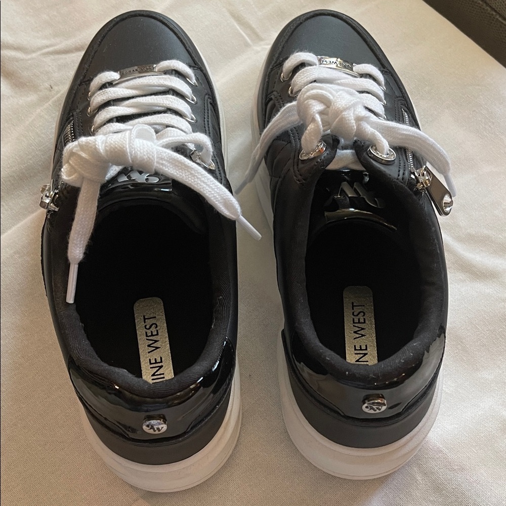 Nine West Black and White Casual Sneakers